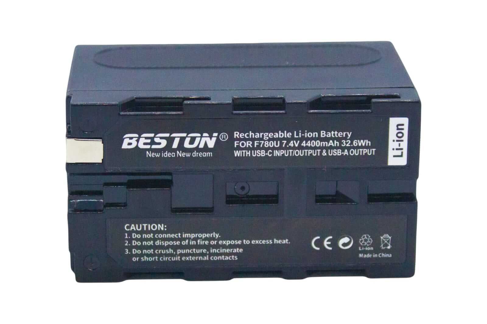 Foto-General-Egypt-Beston-NP-F780-Battery-with-USB-C-PD-32w (4)