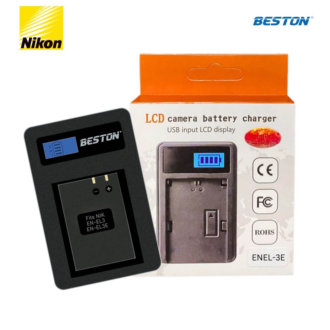 Foto General-Egypt-beston-en-el3e-battery-charger-for-nikon (2)