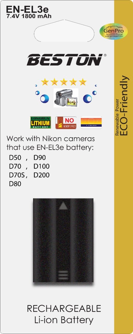 Foto General-Egypt-beston-en-el3e-battery-for-nikon (1)