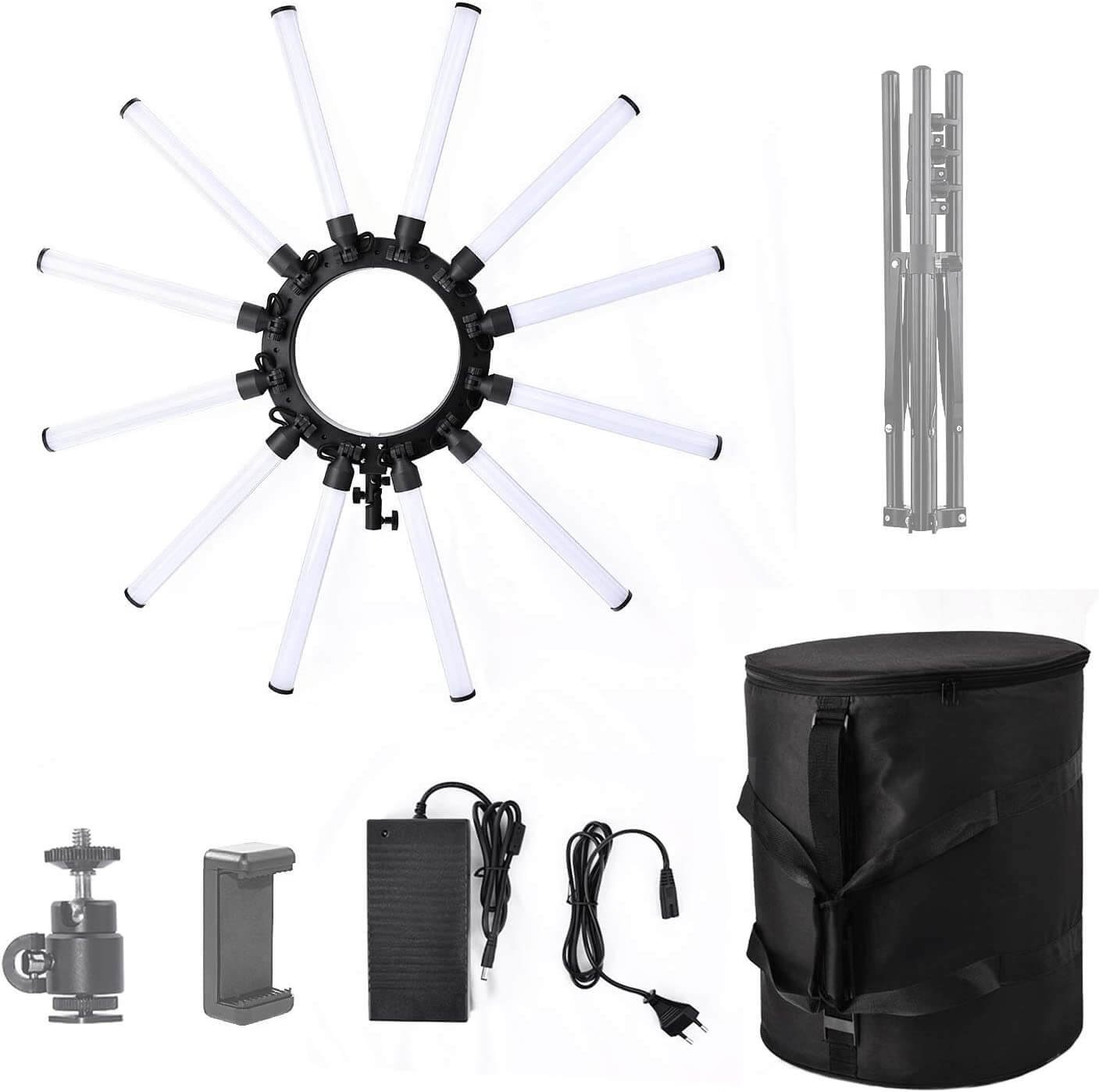 FotoGeneral-Egypt-Foldable-12-Tubes-180w-Stick-Beauty-Light-3200K-5600K-Bi-color-LED-Fill-Light (12)