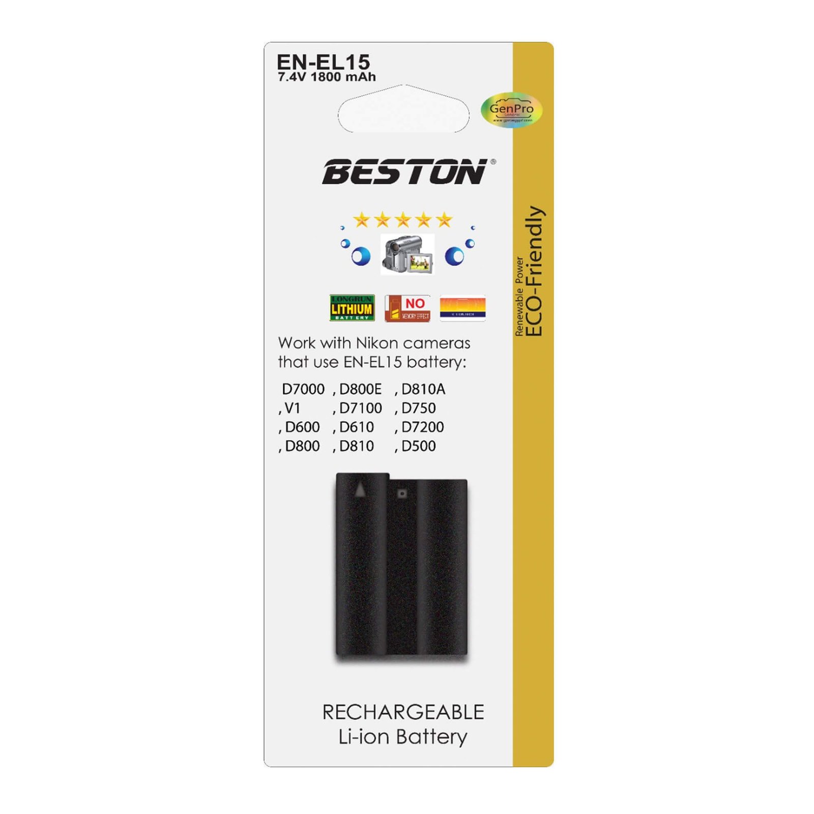 FotoGeneral-Egypt-beston-en-el15-battery-1800mAh