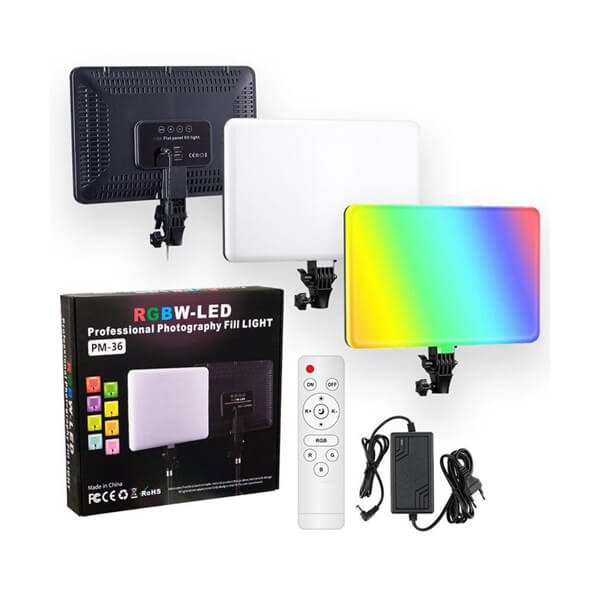 RGB W-LED PM36 Professional Photography Fill Light