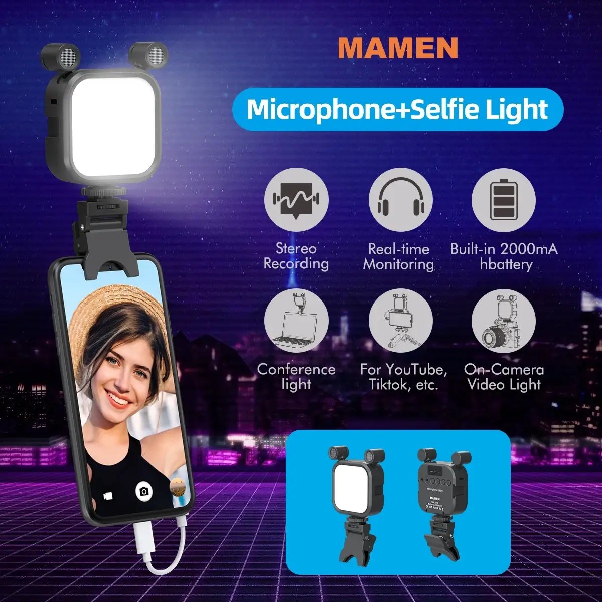 FotoGeneral-Egypt-Mamen-V13-microphone -and-light(10)