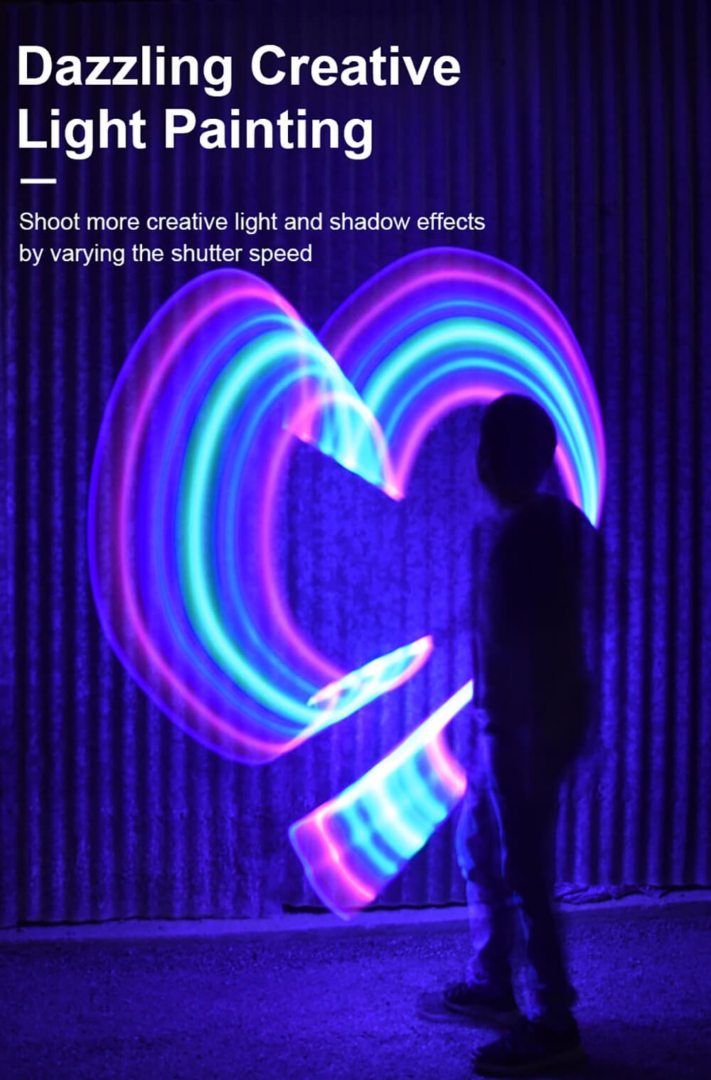 digitalfoto-Foto-general-G60 60CM- RGB-LED Fill Tube Light With 2600mAh Builtin Battery (17)