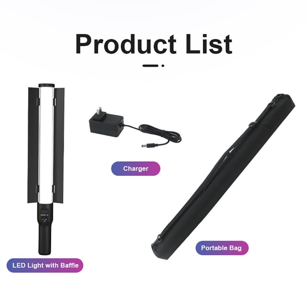 digitalfoto-Foto-general-G60 60CM- RGB-LED Fill Tube Light With 2600mAh Builtin Battery (21)