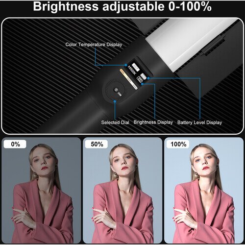 digitalfoto-foto-general-G60 60CM 2500~9000K Bi Color LED Fill Tube Light With 2600mAh Builtin Battery 1 (14)