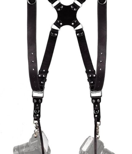 LEATHER DUAL CAMERA STRAP