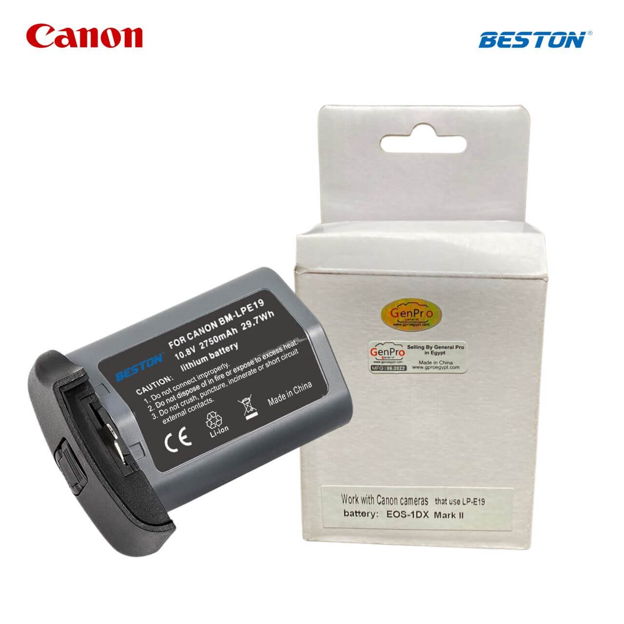 Foto-General-Egypt-Beston-Battery-LP-E19-For-Canon (1)
