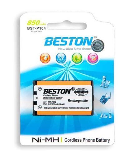 BESTON Cordless Phone Ni-MH Battery BST-P104 3.6V 850mAh