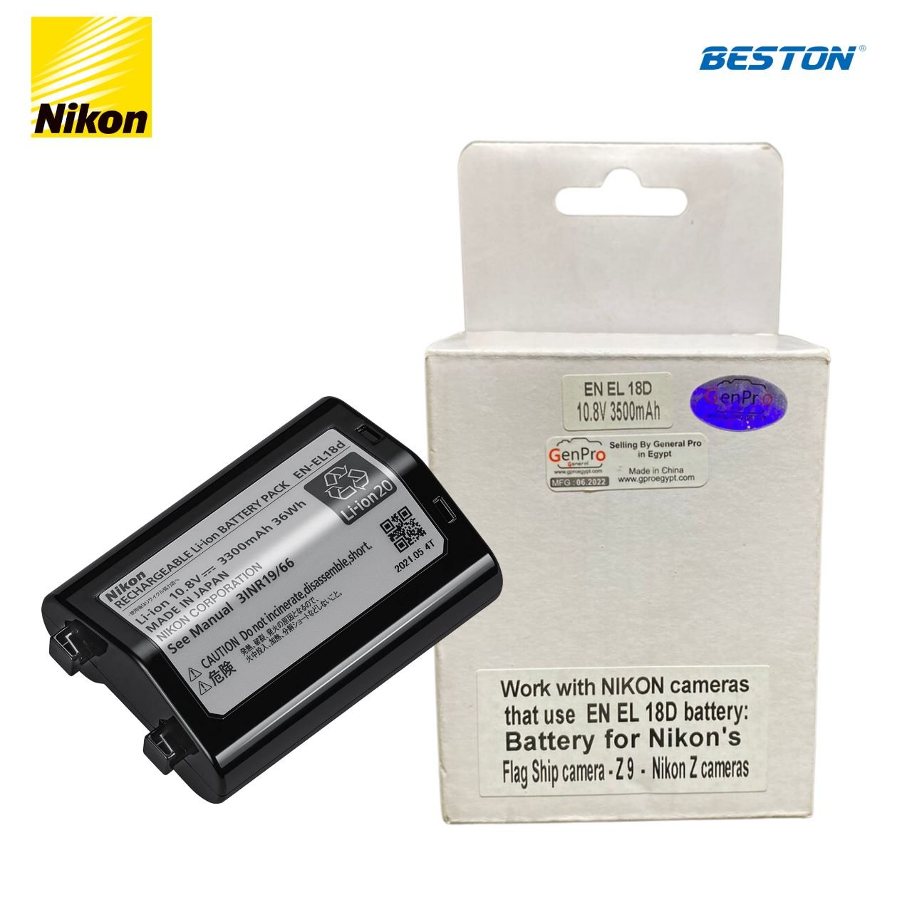 General-Pro-Egypt-Beston-Battery-EN-EL18D-For-Nikon1 (1)