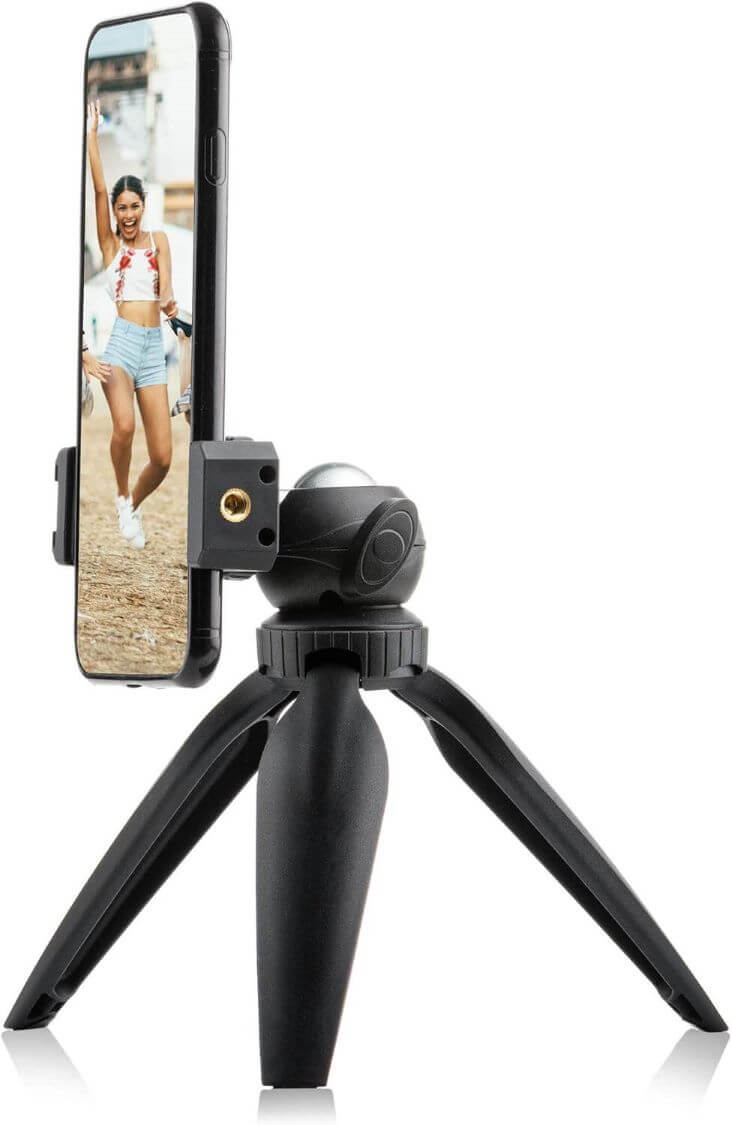 foto-genera-egypt-FX213 universal tripod phone holder with cold shoe mount (1)
