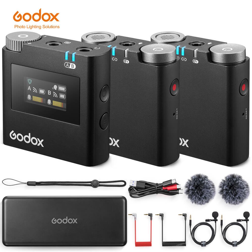 foto-general-egypt-Godox Virso M1 M2 2.4GHz Wireless Microphone (5)