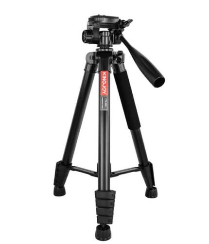 Kingjoy VTS-990L Professional aluminum alloy mobile phone live stream camera tripod
