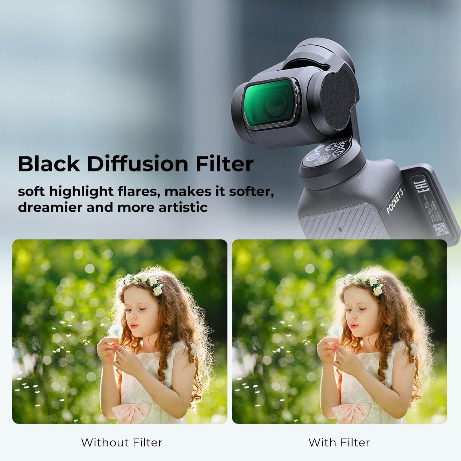 FotoGeneralP_K&F Nano-Xcel Series, DJI Osmo Pocket 3 Filter Magnetic CPL+Black-Mist 14+ND2-32K&F Nano-Xcel Series, DJI Osmo Pocket 3 Filter Magnetic CPL+Black- (7)