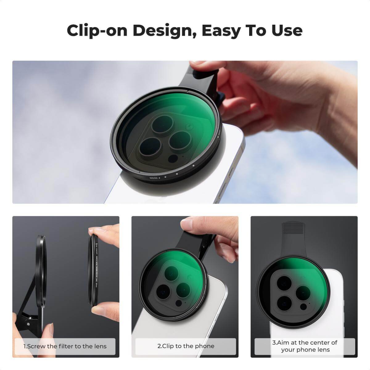 GeneralPro-Egypt-K&F-PHone-Filter-Kit-HMC-Variable-ND2-32 67mm-KF01 (1)