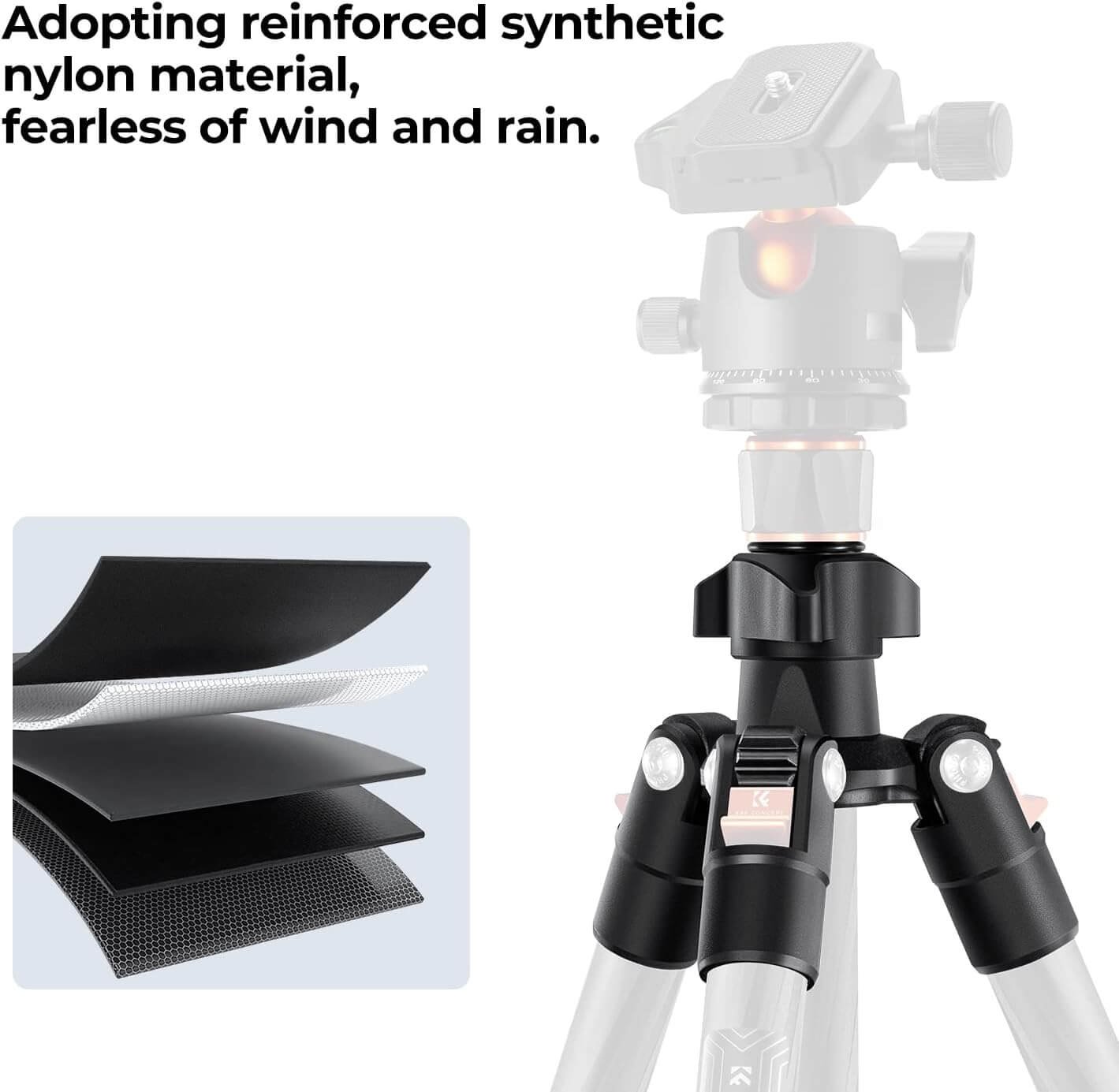 foto-general-Egypt-K&F-Concept-Carbon Fiber KF09.123 Tripod O254C2+BH-36 (1)