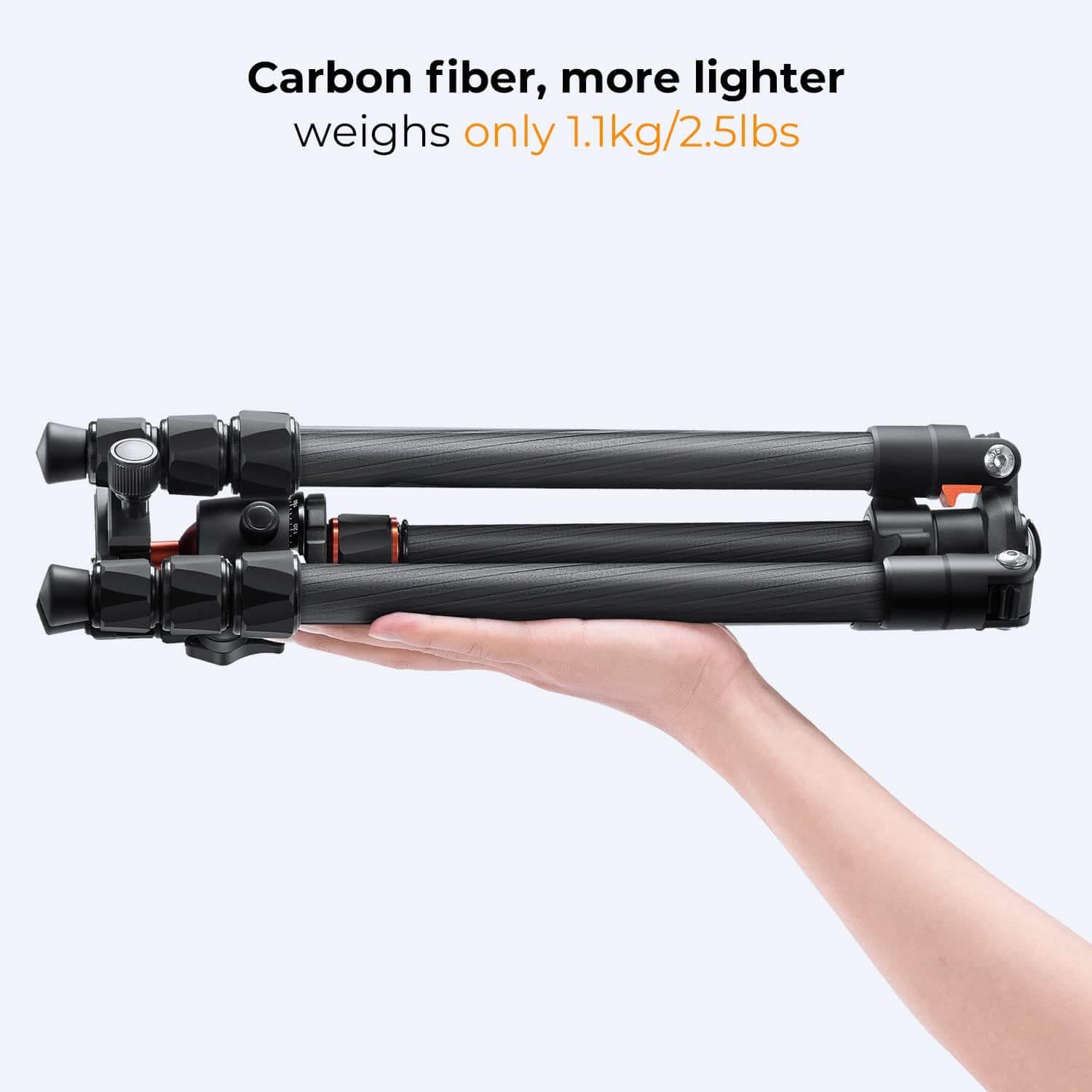 foto-general-Egypt-K&F-Concept-Carbon Fiber KF09.123 Tripod O254C2+BH-36 (2)