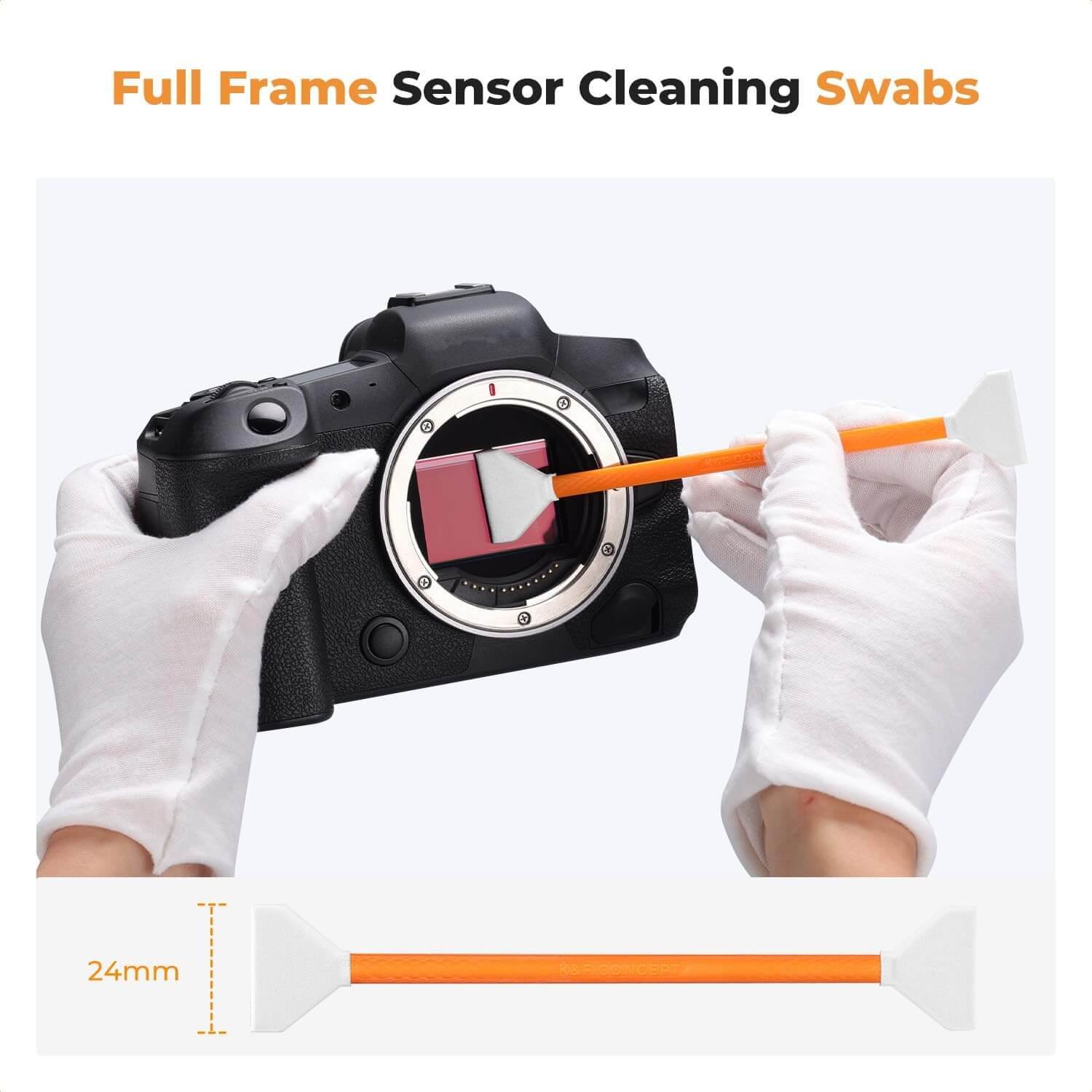 foto-general-egypt-K&F Concept 14 Pcs with 24mm Full Frame Double-Hended Cleaning Sticks sets sku1959 (5)