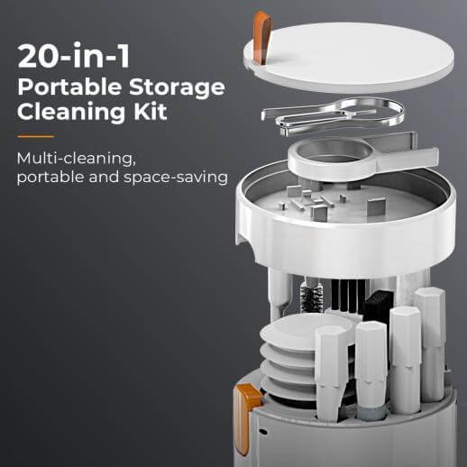 foto-general-egypt-K&F Concept 20-in-1 Electronic Cleaning Kit for Phones, Earbuds, Cameras, Lenses & Keyboards SUK2279 (4)