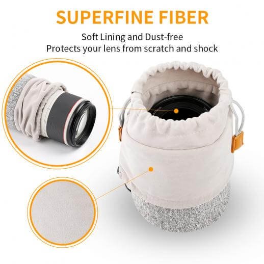 foto-general-egypt-K&F Concept Camera Lens Bag Neoprene Lens Pouch KF13.121 -(1)
