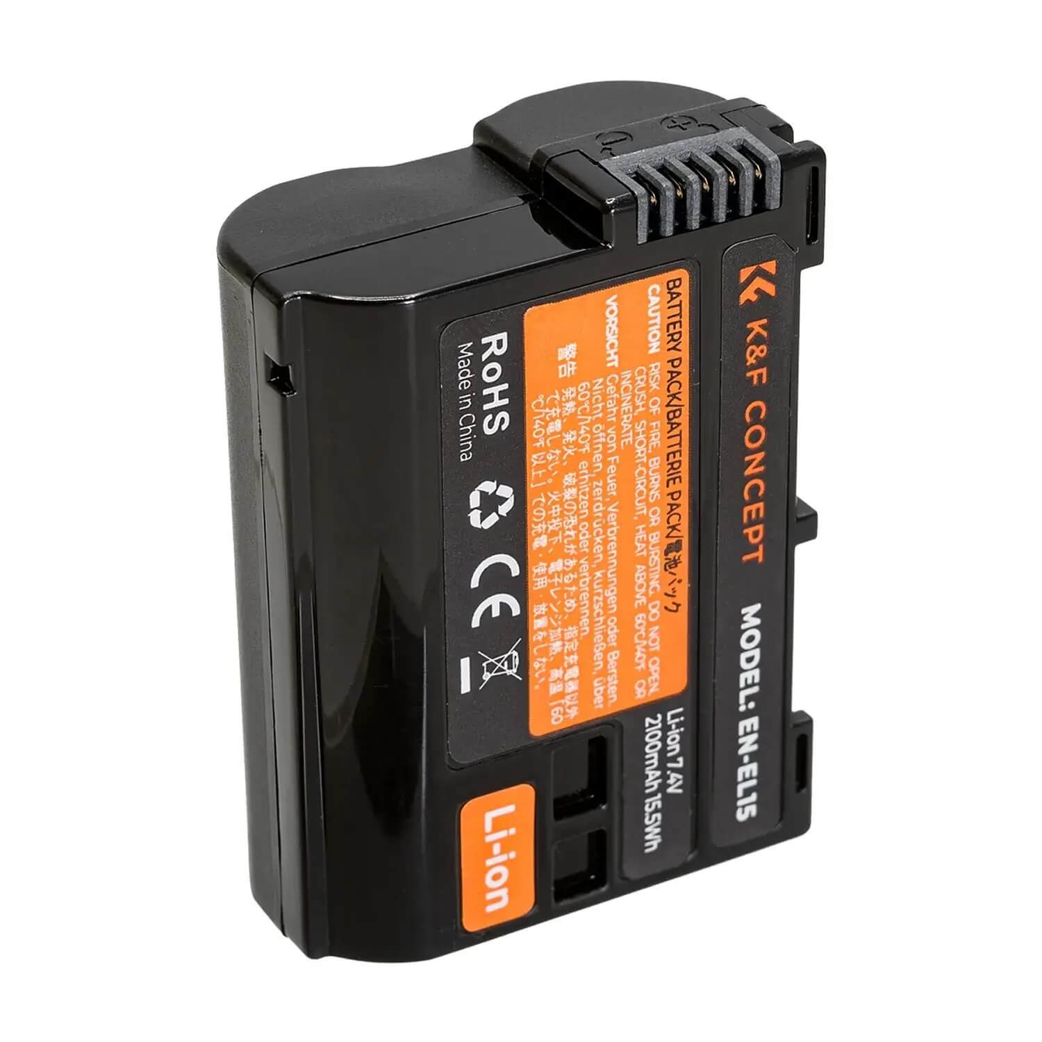 foto-general-egypt-KF Concept EN-EL15 Camera Battery for Nikon Cameras- KF28 (1)