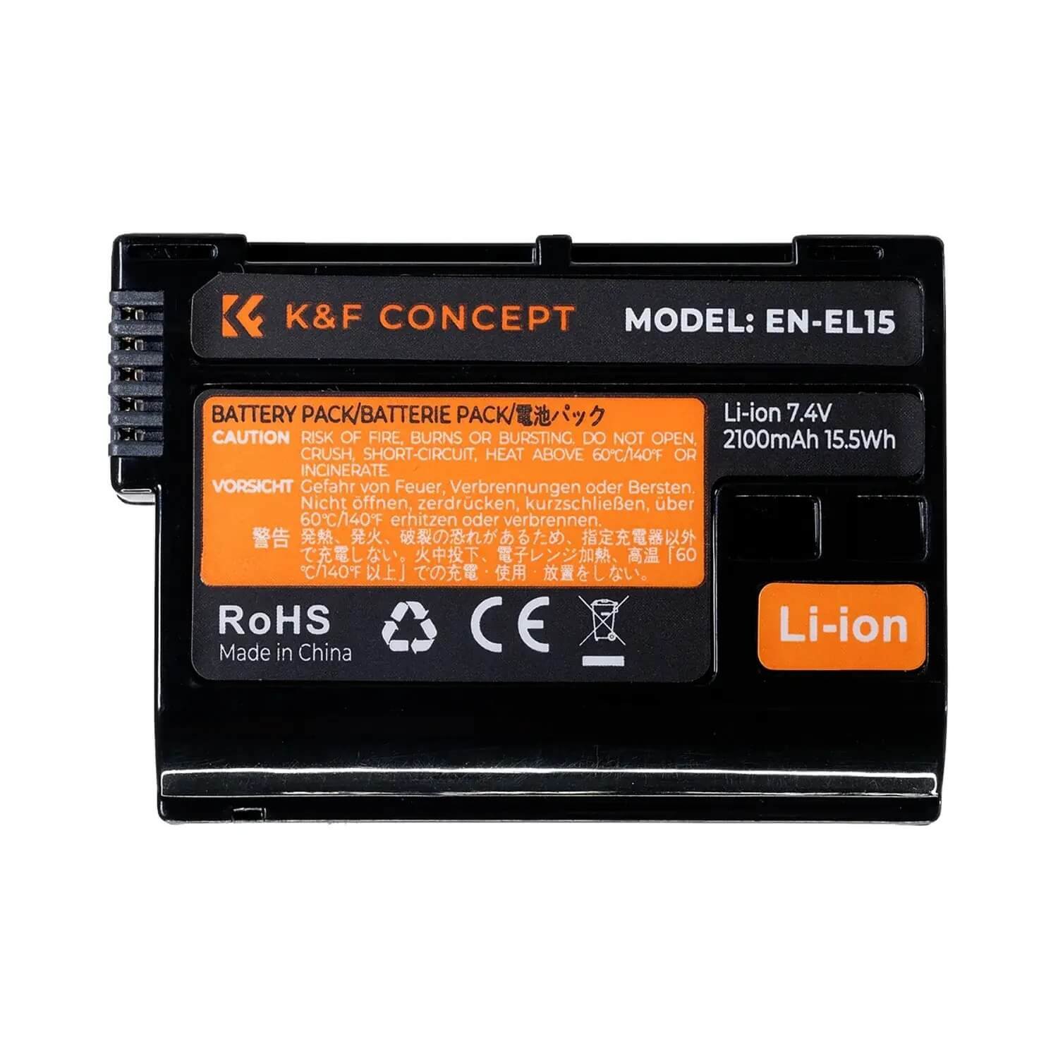 foto-general-egypt-KF Concept EN-EL15 Camera Battery for Nikon Cameras- KF28 (3)