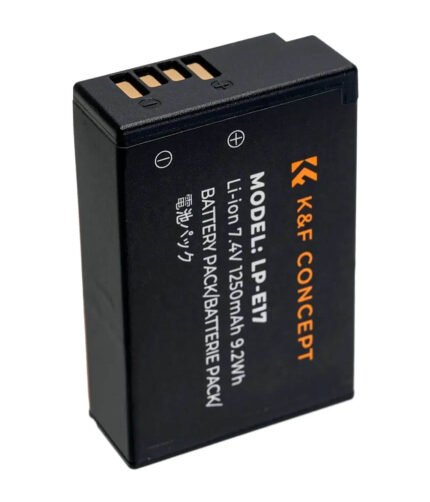 K&F Concept LP-E17 Replacement Battery 2250mAh for Canon Cameras
