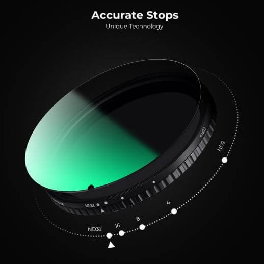 foto-general-egypt-K&F Concept Nano-X Series Variable ND & ND32 2-in-1 Filter-49mm-KF01-1064- (4)