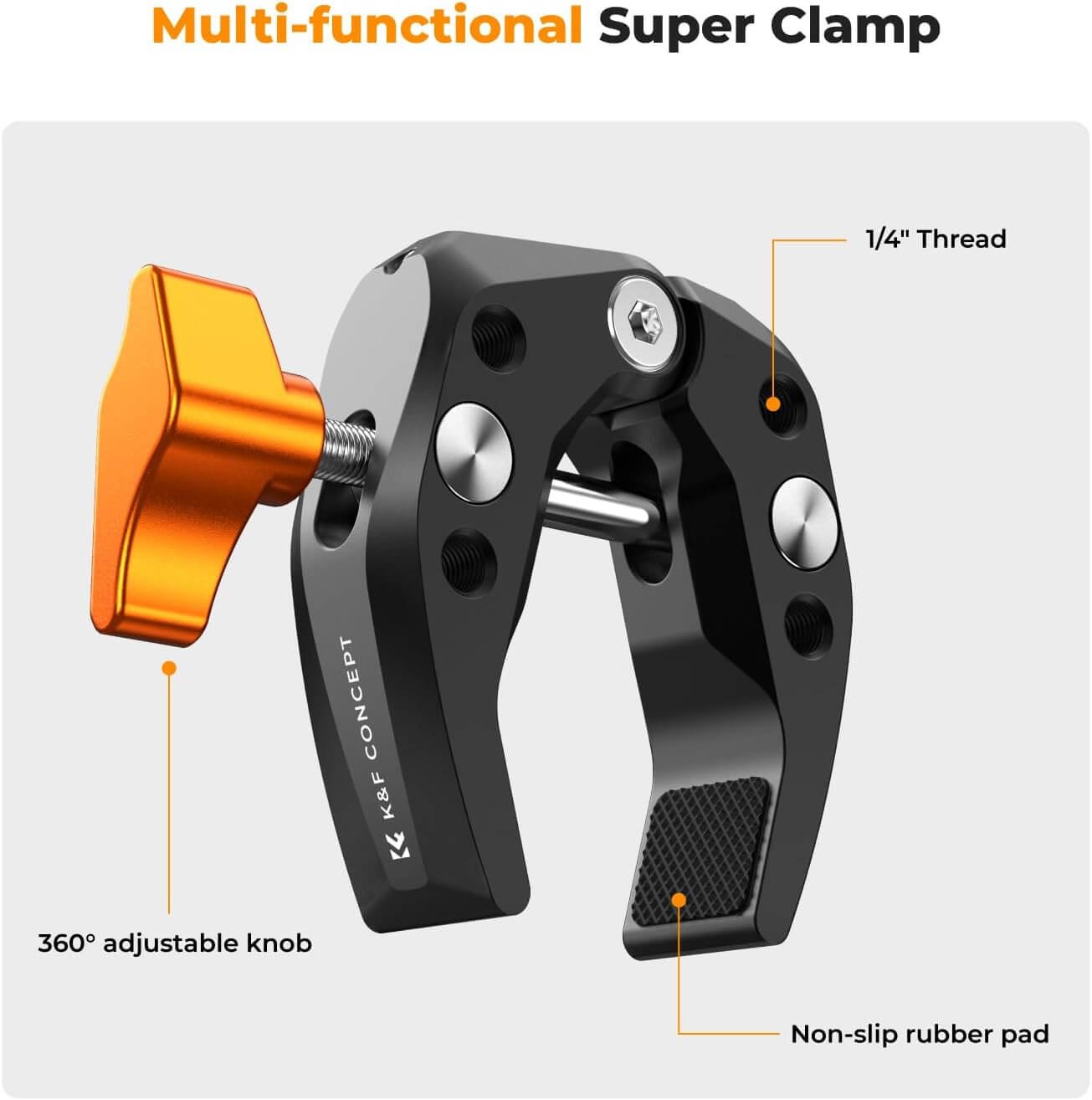 foto-general-egypt-K&F Concept Super Clamp MS15 KF31-081 (3)