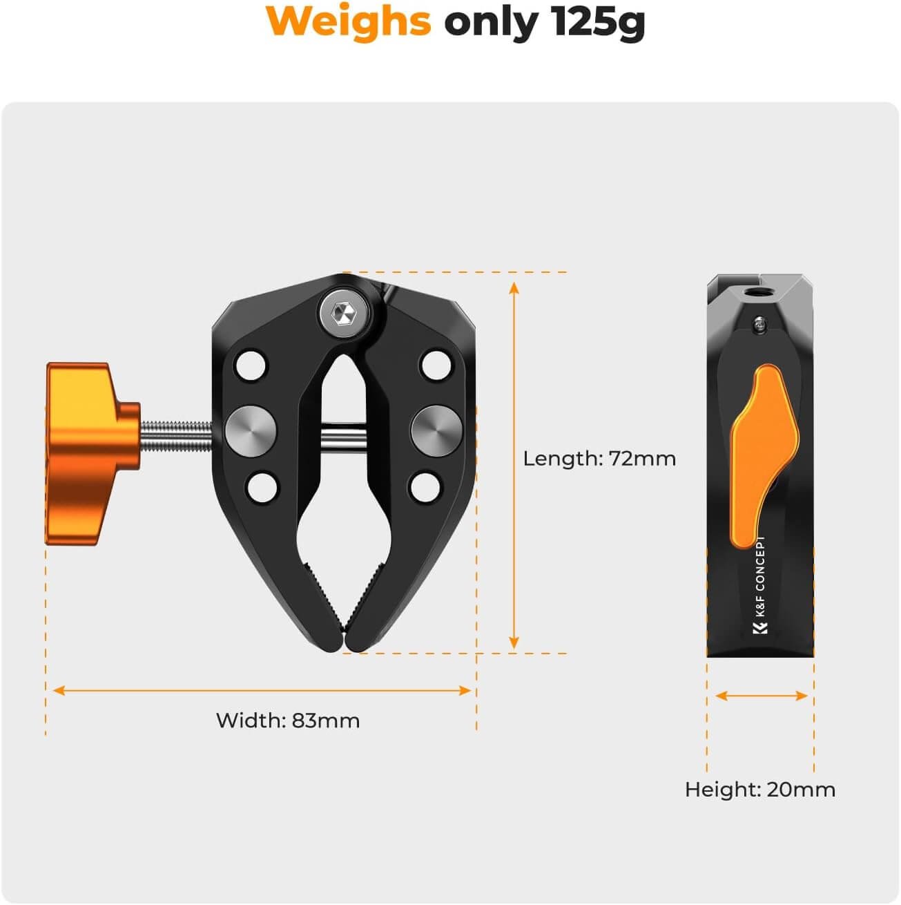 foto-general-egypt-K&F Concept Super Clamp MS15 KF31-081 (5)