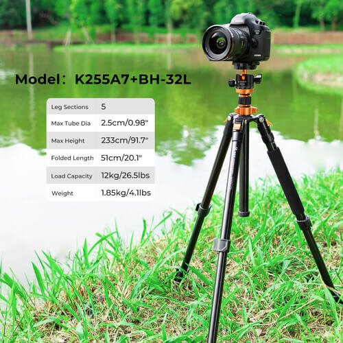 foto-general-egypt-KF-ConceptAluminum-KF09-145-Tripod-Monopod-O255A7+BH-32L (1)