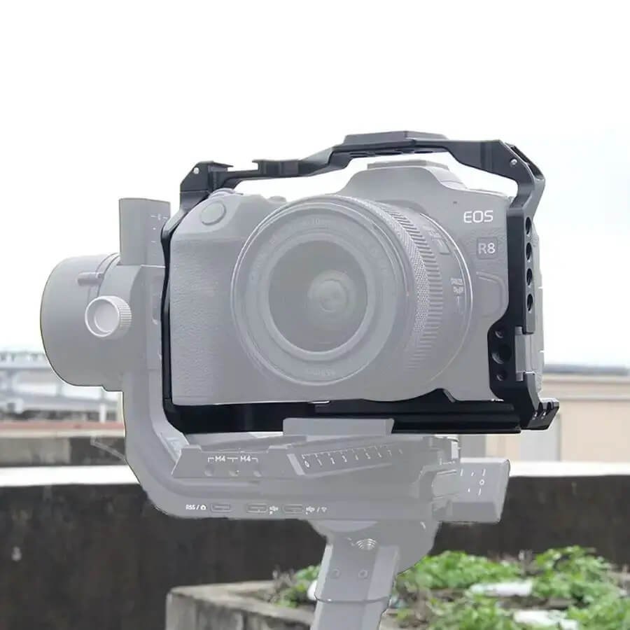 foto-general-egypt-Bafang Aluminum Camera Cage for Canon EOS R8 R7 Professional Full Cage for Vlog (4)