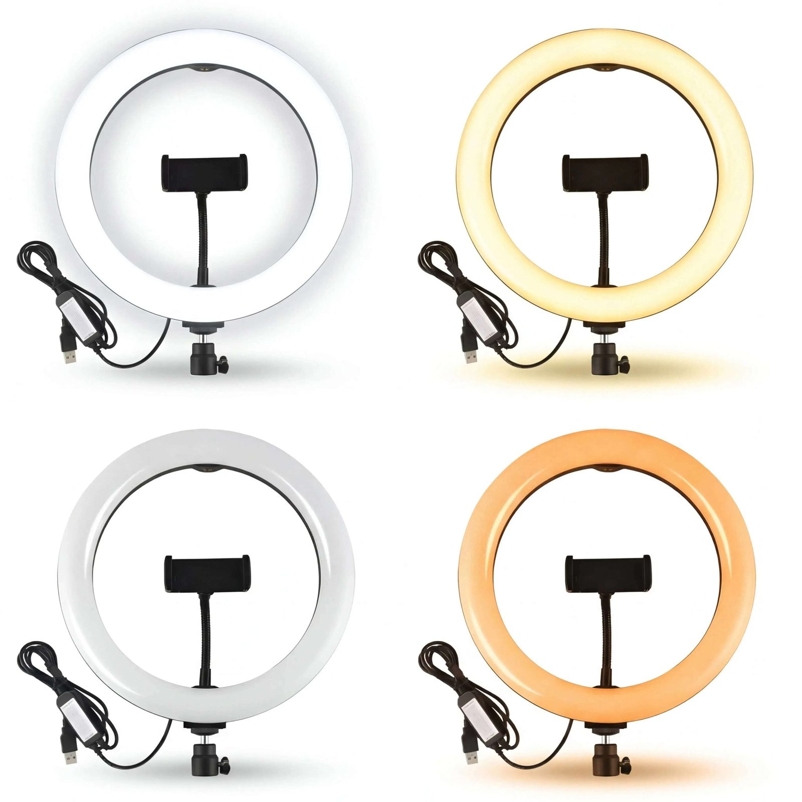 foto-general-egypt-RL13-LED-Ring-Light-33-cm-with-3-Color-USB-Powered-Phone-Holder-1