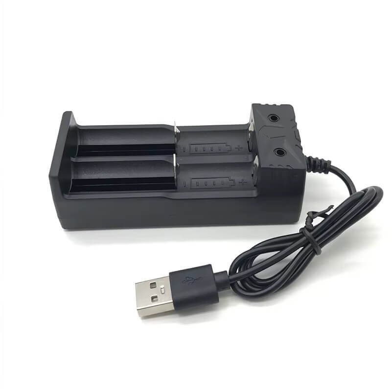 GENPRO G86U2 Lithium-ion Battery Charger, Dual Slot Smart Charger- (1)
