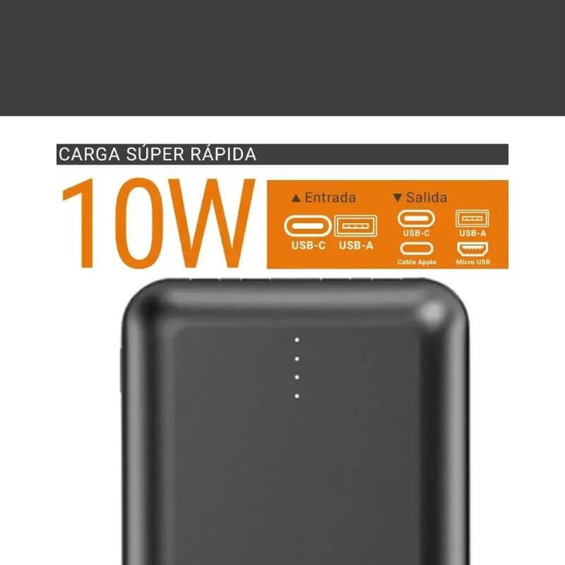 Herigo DBK HR-010 10000mAh Power Bank 10W with 4 Built in Cables for Simultaneous Charging (2)
