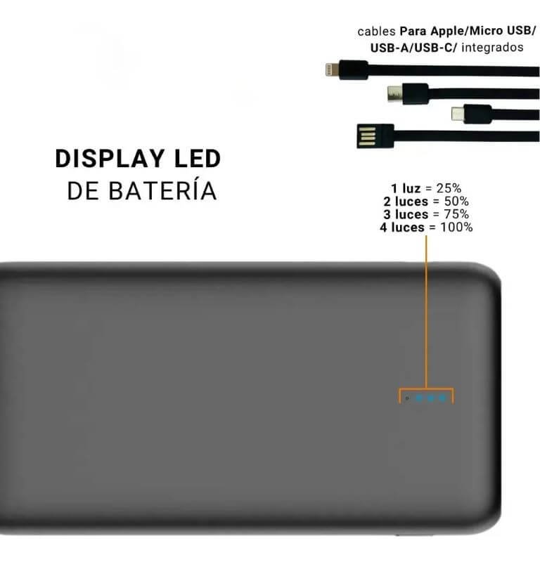 Herigo DBK HR-010 10000mAh Power Bank 10W with 4 Built in Cables for Simultaneous Charging (3)
