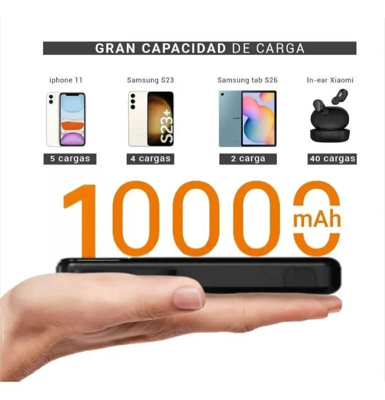 Herigo DBK HR-010 10000mAh Power Bank 10W with 4 Built in Cables for Simultaneous Charging (4)