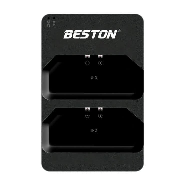 Beston VC18 USB Double Battery Charger for Godox V860II Batteries -1