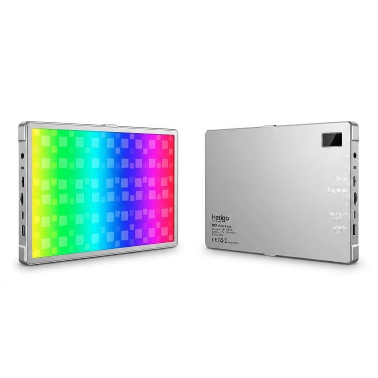 Herigo DBK HR-PH005 24W RGB LED Video Light-2