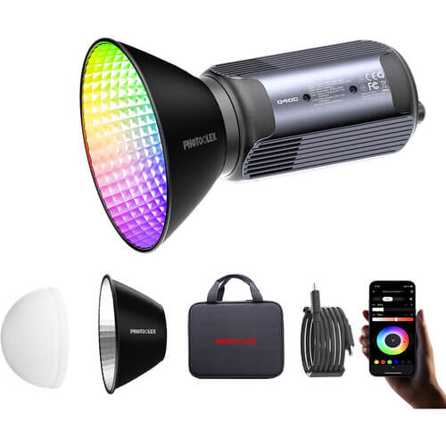 PHOTOOLEX Q40C RGB LED Monolight (10)
