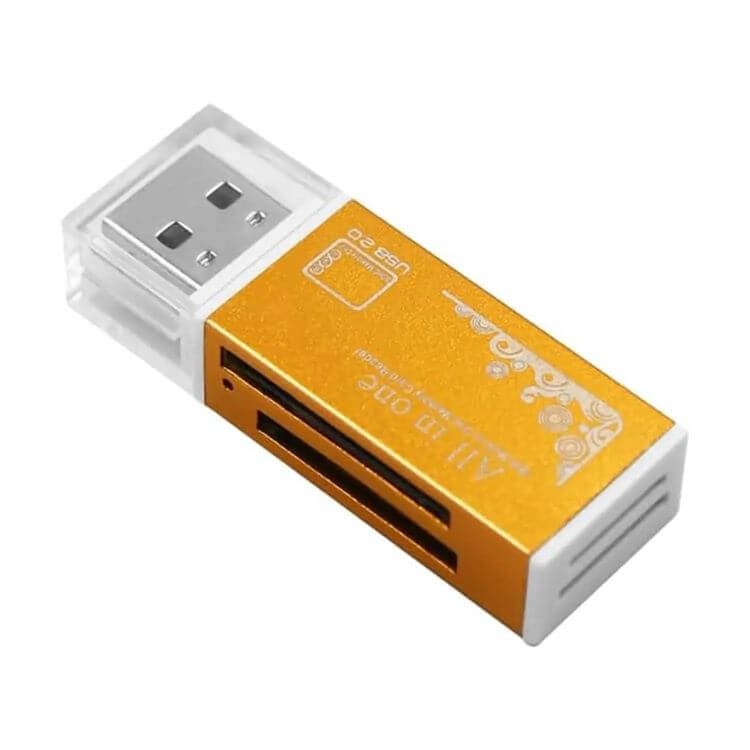 SY-638 All-in-One Metal SD & MicroSD Card Reader
